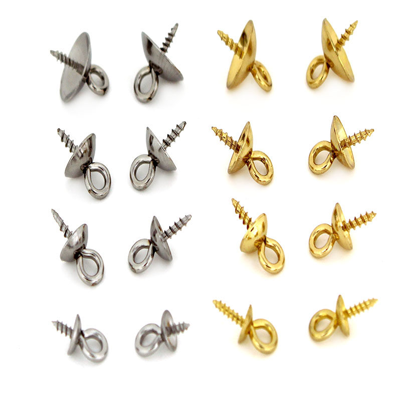 Jewelry Making Charms - 20Pcs Stainless Steel Clasps Hook Screw