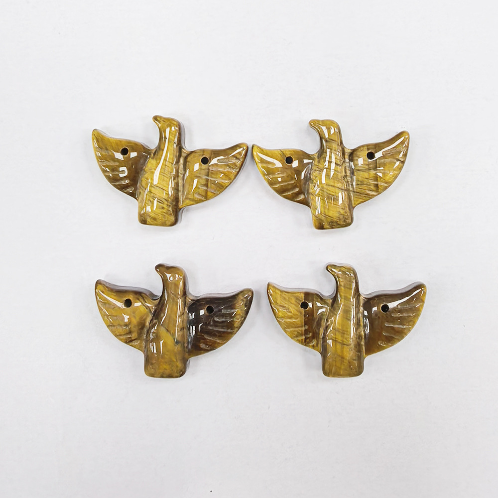 Jewelry Making Michaels - 4 Pieces Carved Eagle Natural Stone