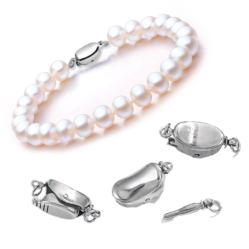 Jewelry Making Beads - 5 Pcs Titanium Steel Necklace Buckles