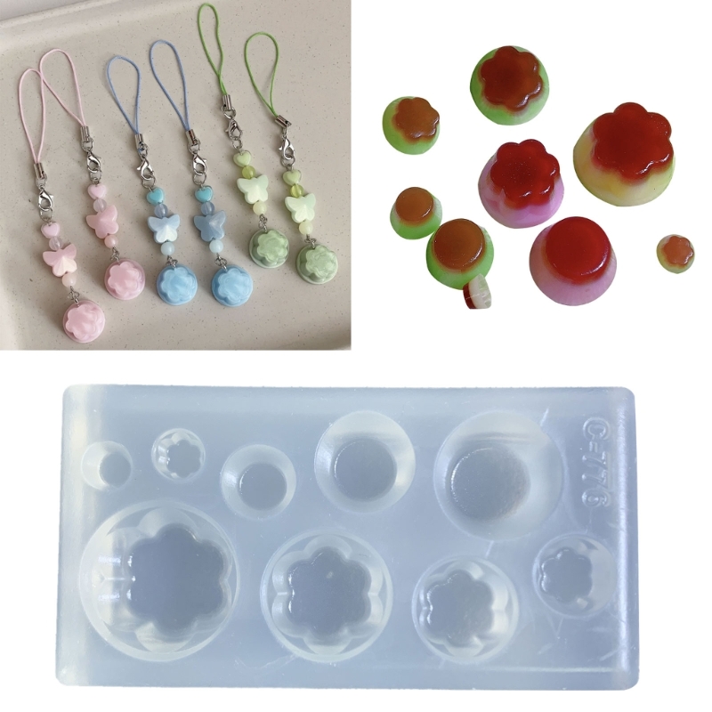 Jewelry Making Tools List - 652F Bánh Hình Bông Silicon Trang