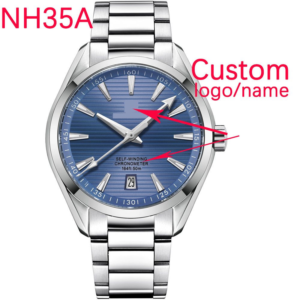 Making Custom Jewelry - Luxury NH35 Movt Custom Logo 41mm