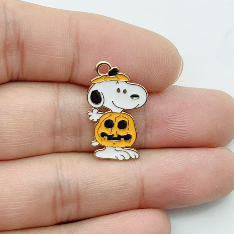 10Pcs Cute Halloween Cartoon P - đánh giá và giá Jewelry Making Charms