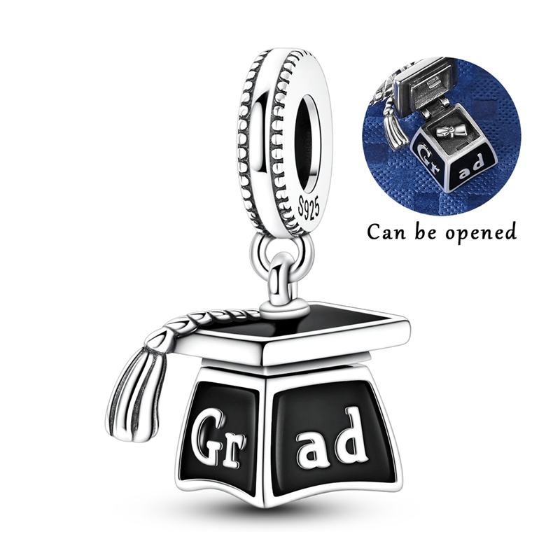 Grad Cap Charms 925 Sterling S - đánh giá và giá Jewelry Making Diploma