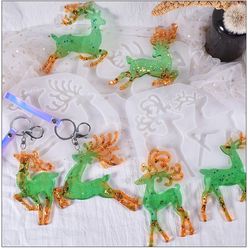 Christmas Elk Epoxy Resin Mold - đánh giá và giá Jewelry Making Tools List