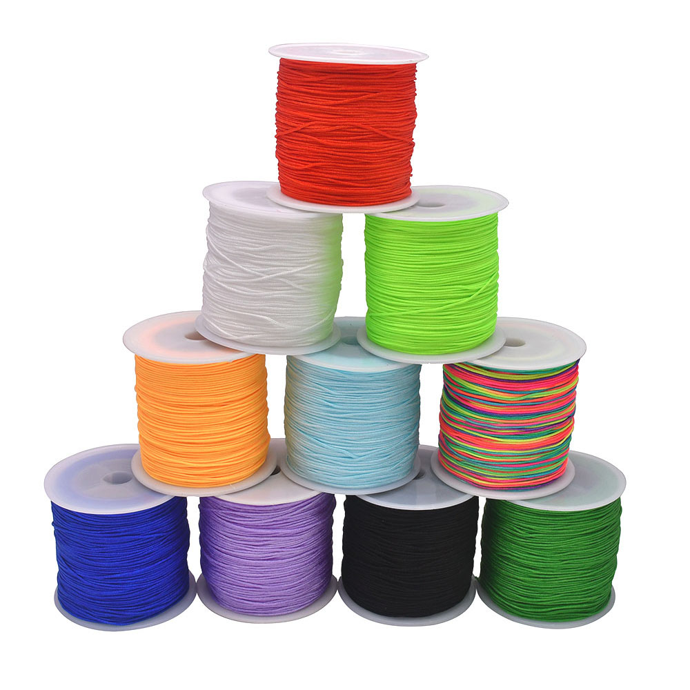 100Yards Craft Nylon Satin Cor - đánh giá và giá Jewelry Making Using Beads