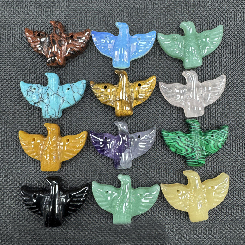 4 Pieces Carved Eagle Natural  - đánh giá và giá Jewelry Making Michaels