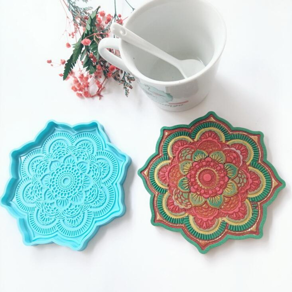 Mandala Coaster Khuôn Silicon  - đánh giá và giá Jewelry Making Tools List