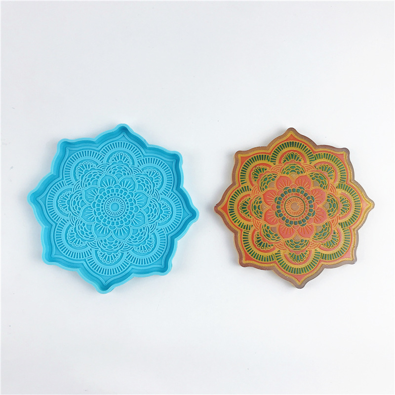 Mandala Coaster Khuôn Silicon  - đánh giá và giá Jewelry Making Tools List