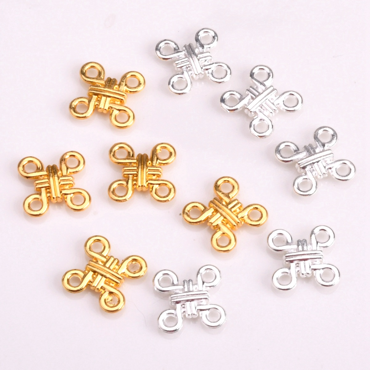 20pcs Cross Knot Shape 12mm Pl - đánh giá và giá Jewelry Making Knots