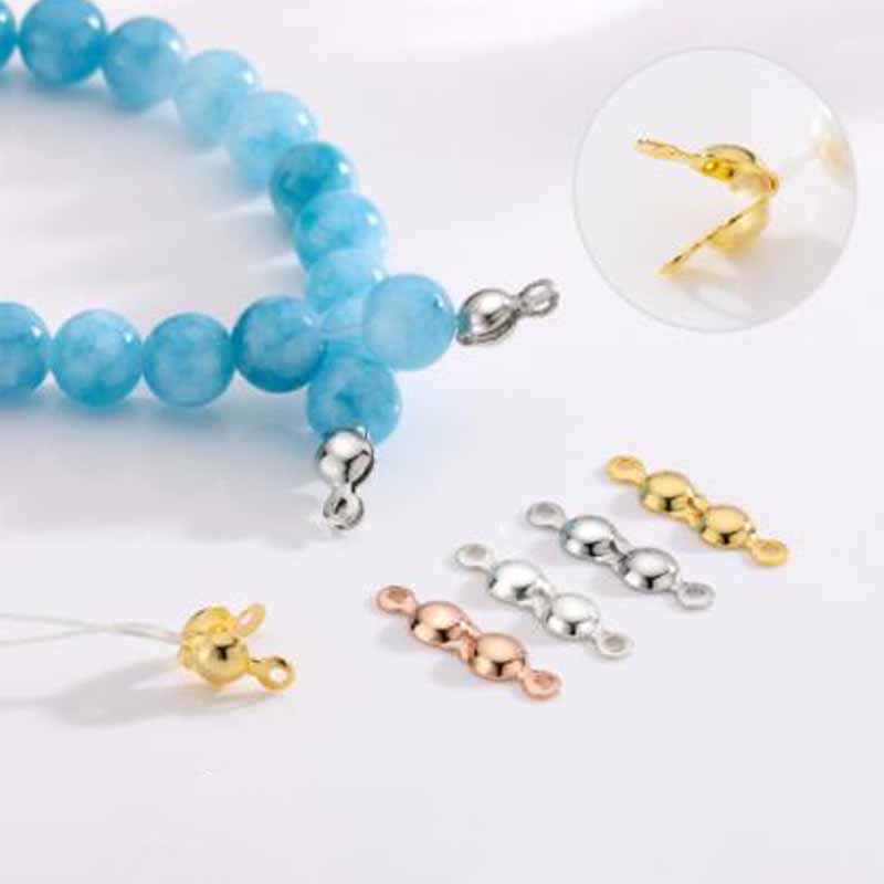 4pcs Genuine Real Pure Solid 9 - đánh giá và giá Jewelry Making Beads