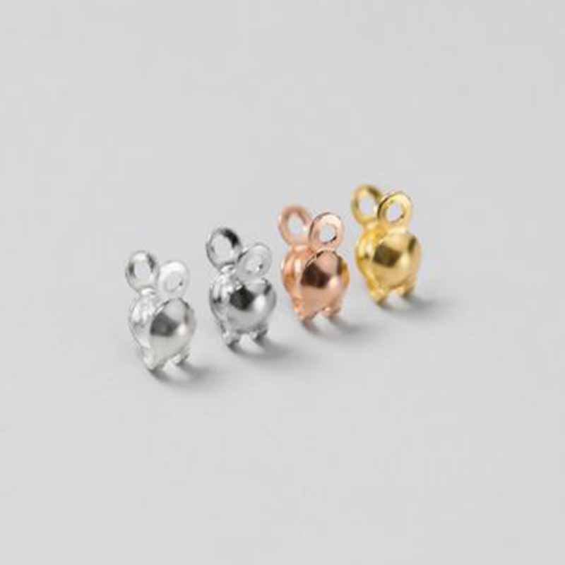 4pcs Genuine Real Pure Solid 9 - đánh giá và giá Jewelry Making Beads
