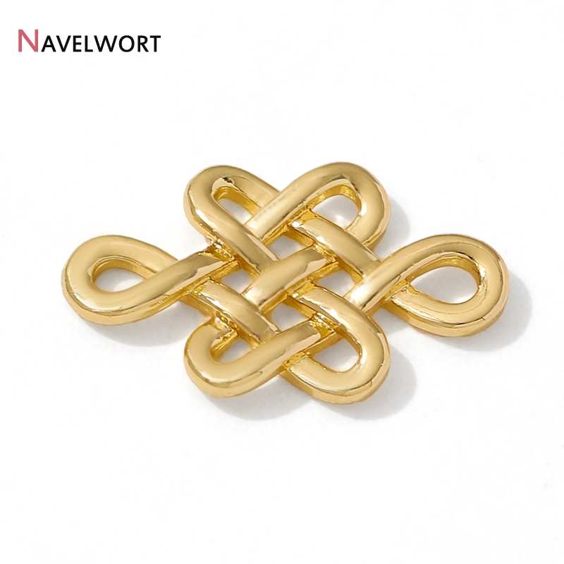 18K Gold Plated Brass Metal Ch - đánh giá và giá Jewelry Making Knots