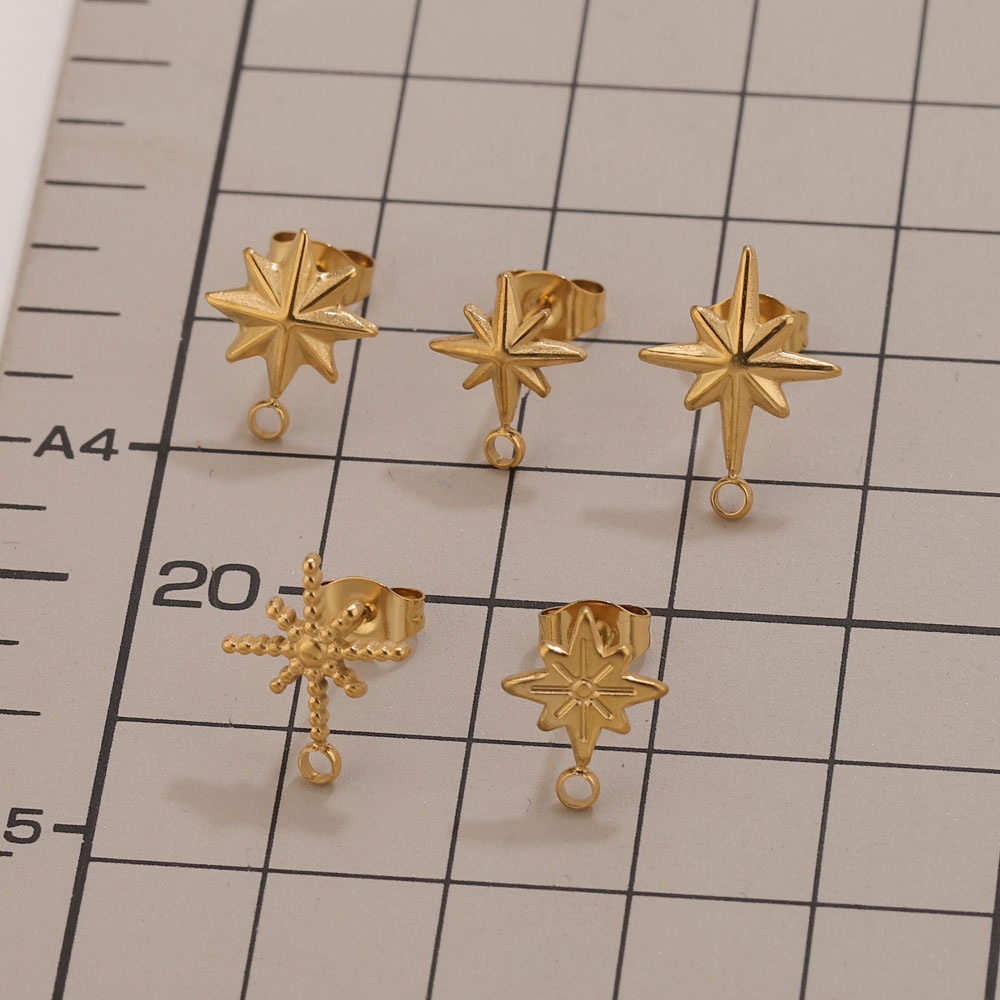6pcs Stainless Steel Star Earr - đánh giá và giá Jewelry Making Tools List