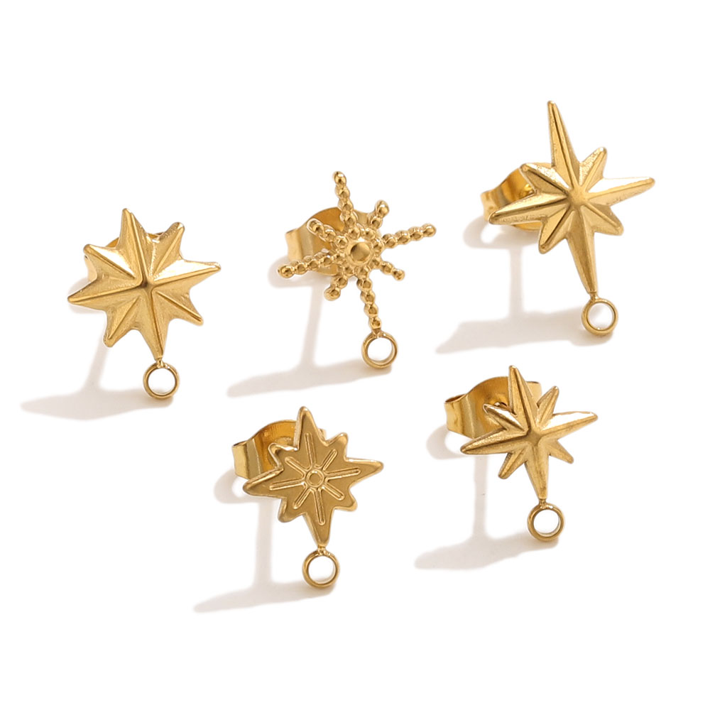 6pcs Stainless Steel Star Earr - đánh giá và giá Jewelry Making Tools List