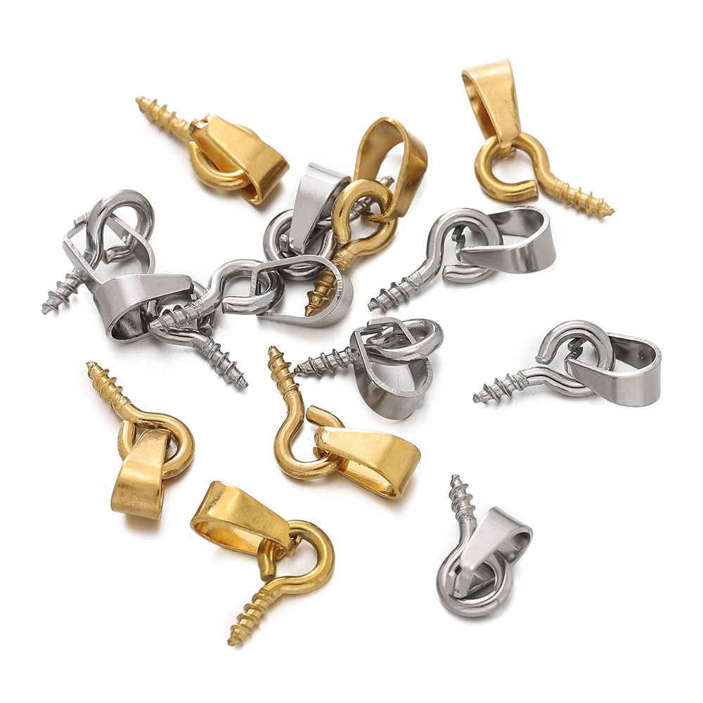 20Sets Stainless Steel Bail Cl - đánh giá và giá Jewelry Making Charms
