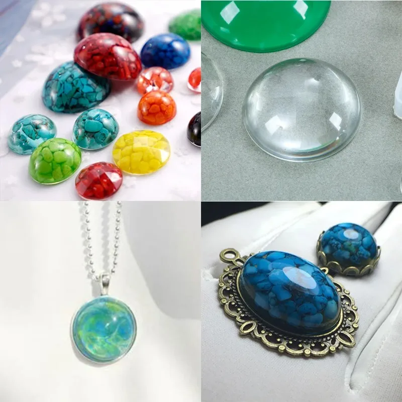 1pcs Silicone Mold Half Ball O - đánh giá và giá Jewelry Making Tools List