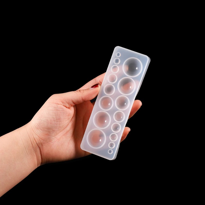 1pcs Silicone Mold Half Ball O - đánh giá và giá Jewelry Making Tools List