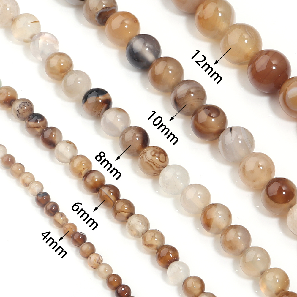 1strand 6/5/8/10/12mm Light Br - đánh giá và giá Jewelry Making Gemstones
