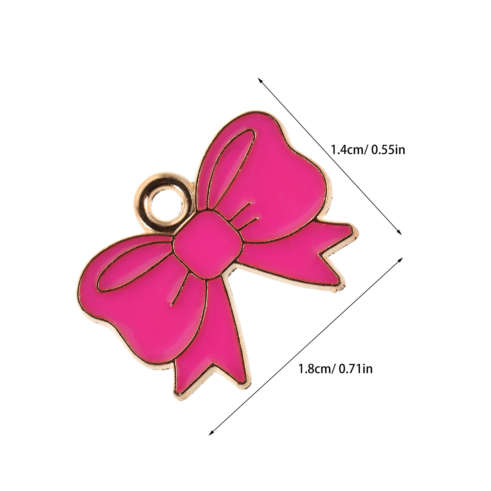 40Pcs Bowknot Pendant Alloy Ch - đánh giá và giá Jewelry Making For Teens