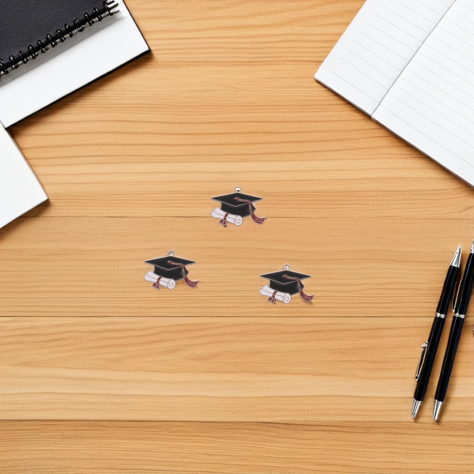 50Pcs Graduation Cap Pendants  - đánh giá và giá Jewelry Making Diploma