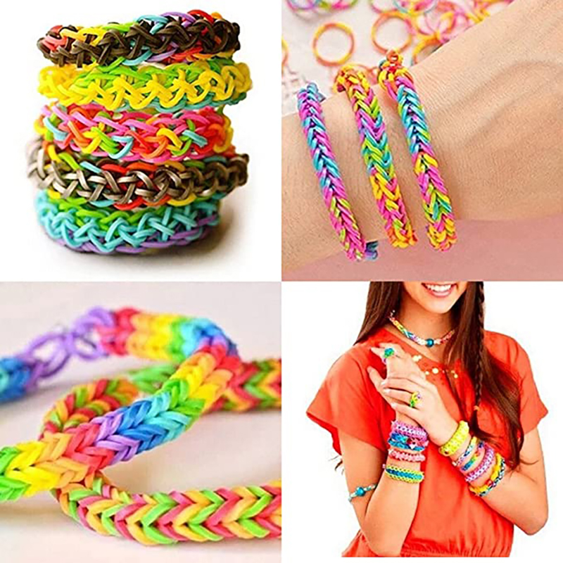 600 pieces Colorful Rubber Ban - đánh giá và giá Jewelry Making Tools List