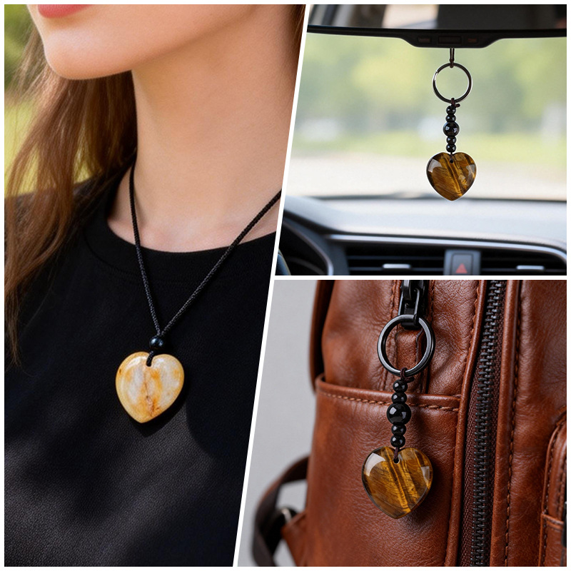30mm Lover Heart Natural Stone - đánh giá và giá Jewelry Making Michaels