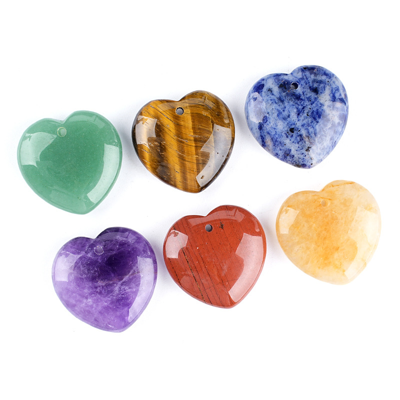 30mm Lover Heart Natural Stone - đánh giá và giá Jewelry Making Michaels