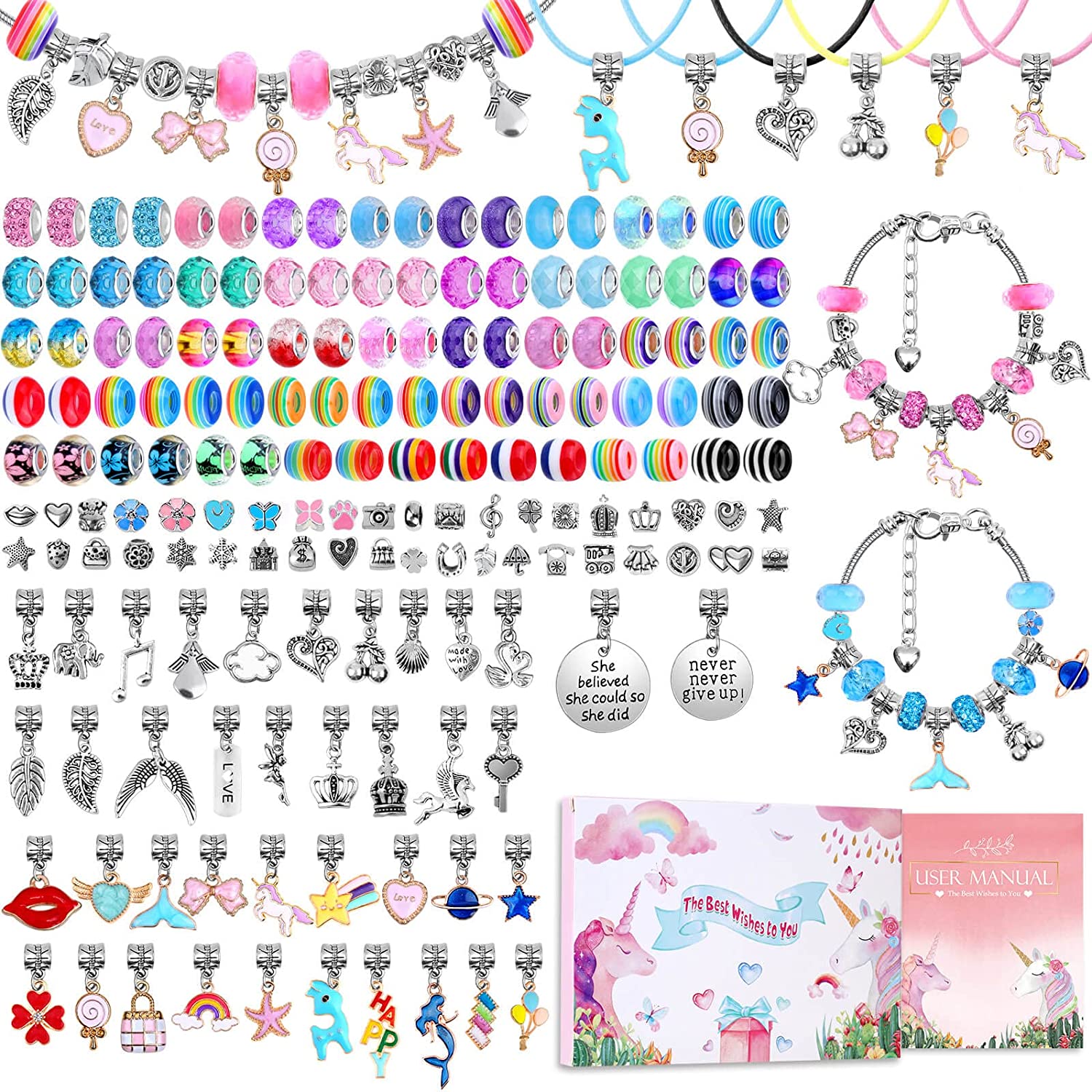 Charm Bracelet Making Kit DIY  - đánh giá và giá Jewelry Making For Teens