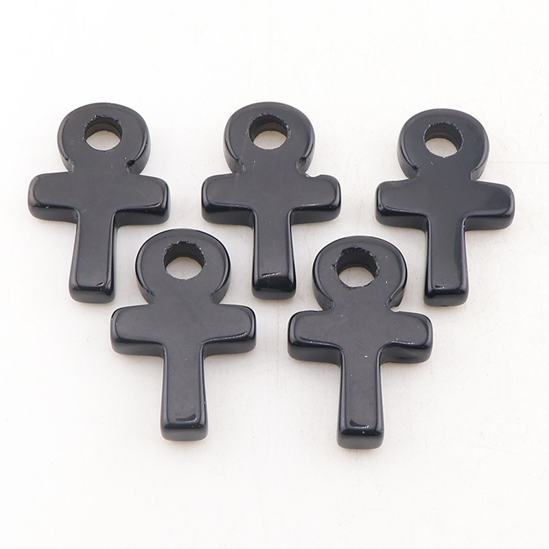 Obsidian Ankh Cross Pendant Li - đánh giá và giá Jewelry Making Michaels