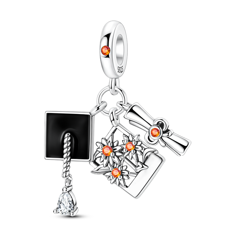 Grad Set Charms 925 Sterling S - đánh giá và giá Jewelry Making Diploma