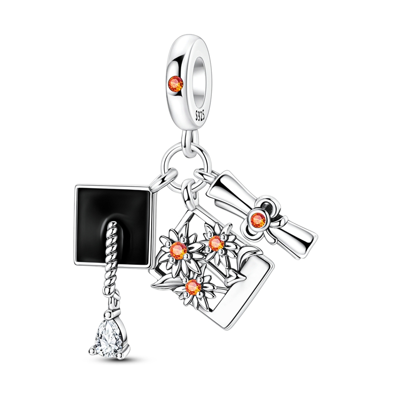 Grad Set Charms 925 Sterling S - đánh giá và giá Jewelry Making Diploma