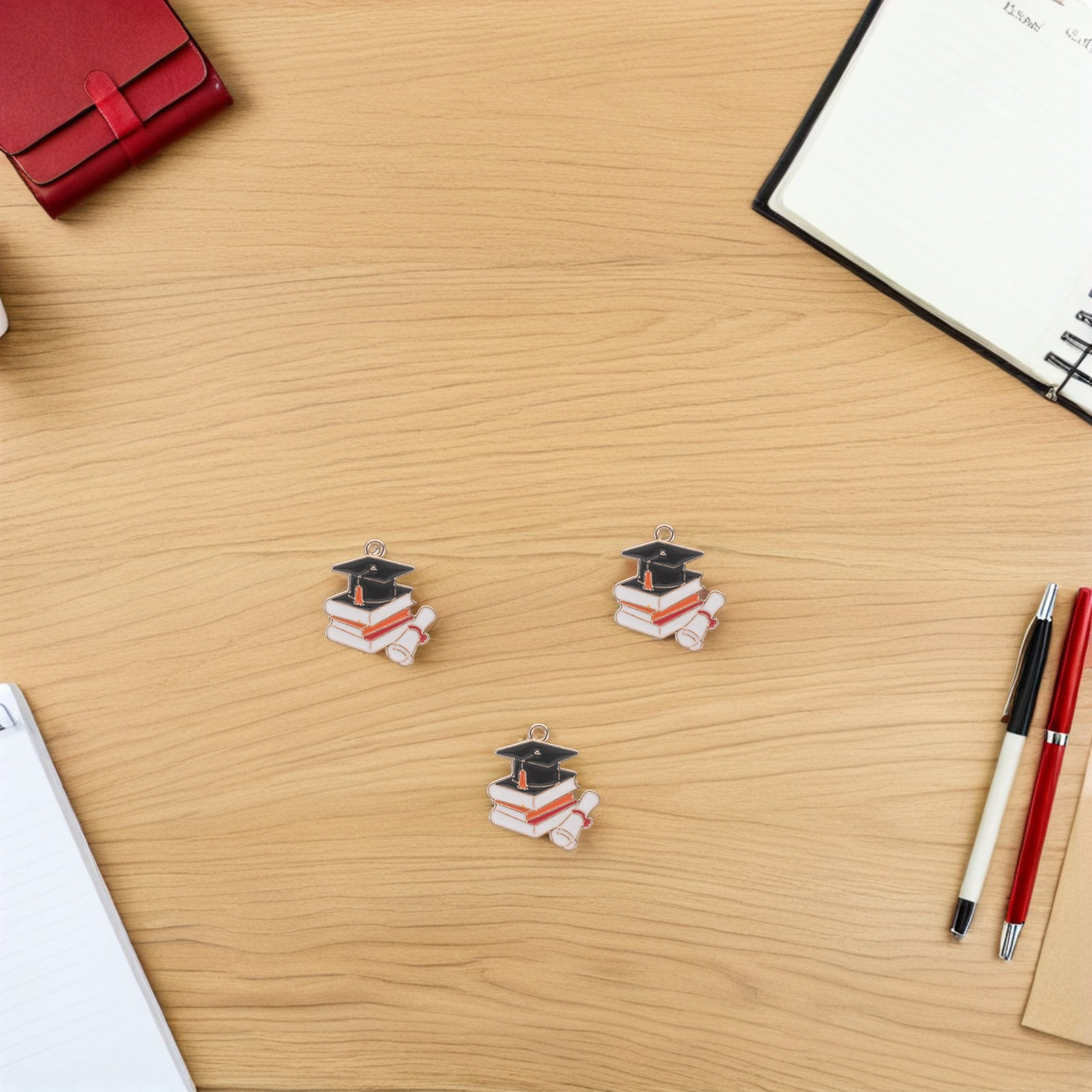 50Pcs Graduation Cap Pendants  - đánh giá và giá Jewelry Making Diploma