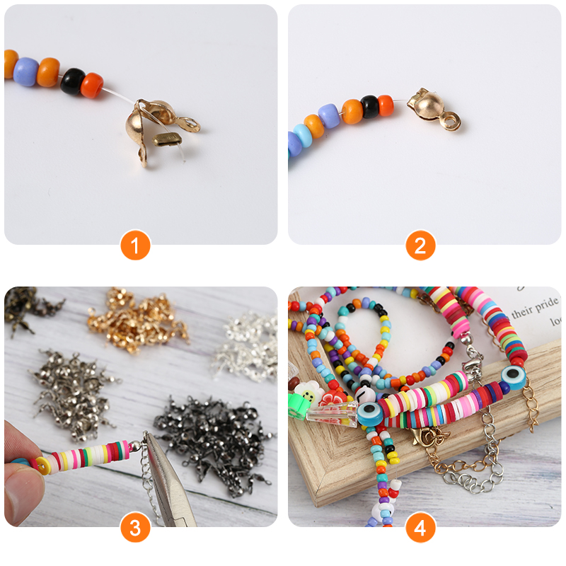 200Pcs/Lot 4×8mm Ball Chain En - đánh giá và giá Jewelry Making Using Beads