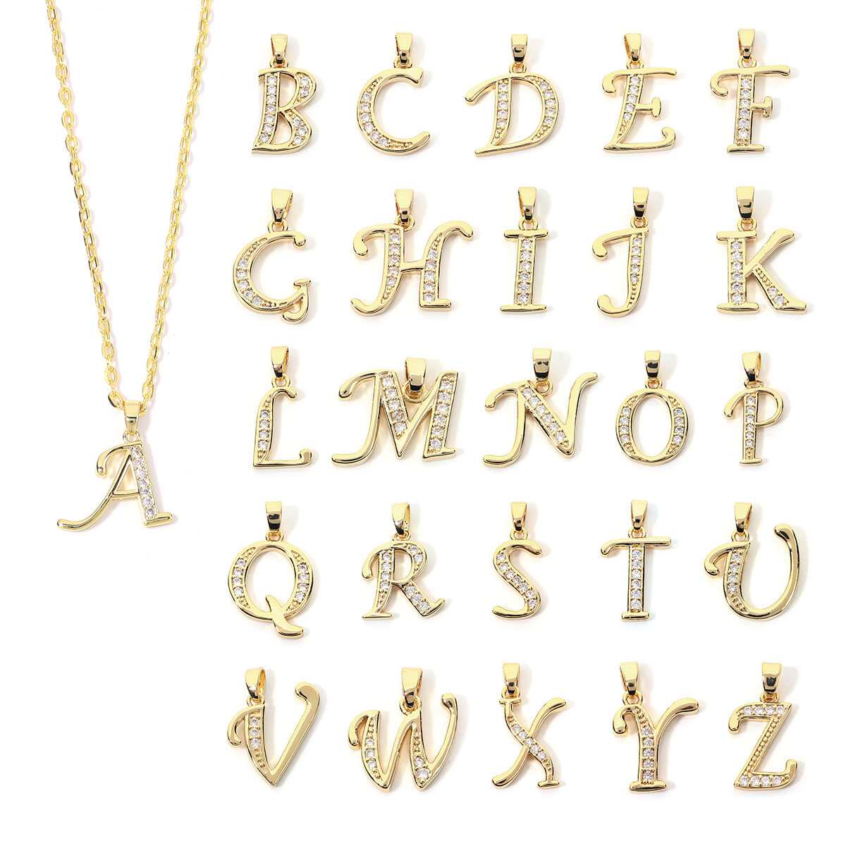 1pc Metal A-Z Alphabet Letter  - đánh giá và giá Making Custom Jewelry