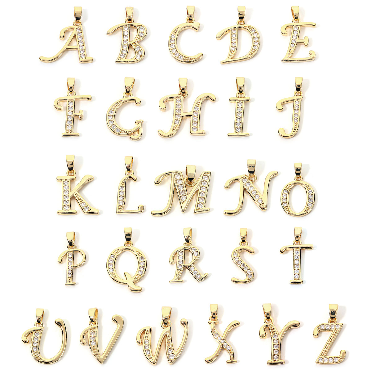 1pc Metal A-Z Alphabet Letter  - đánh giá và giá Making Custom Jewelry
