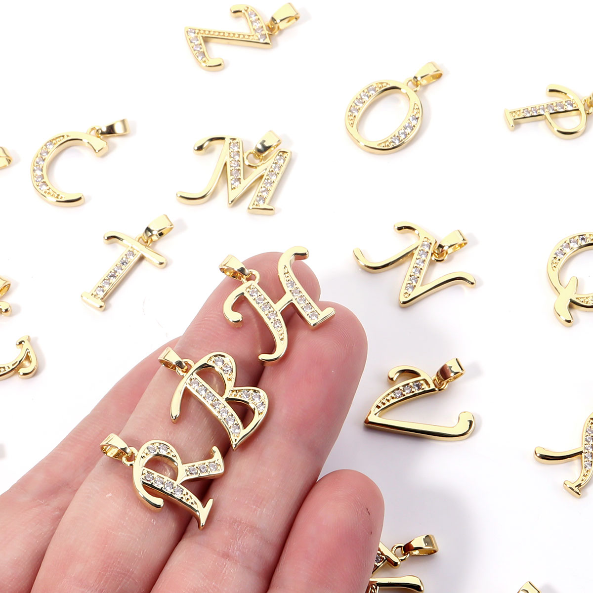 1pc Metal A-Z Alphabet Letter  - đánh giá và giá Making Custom Jewelry