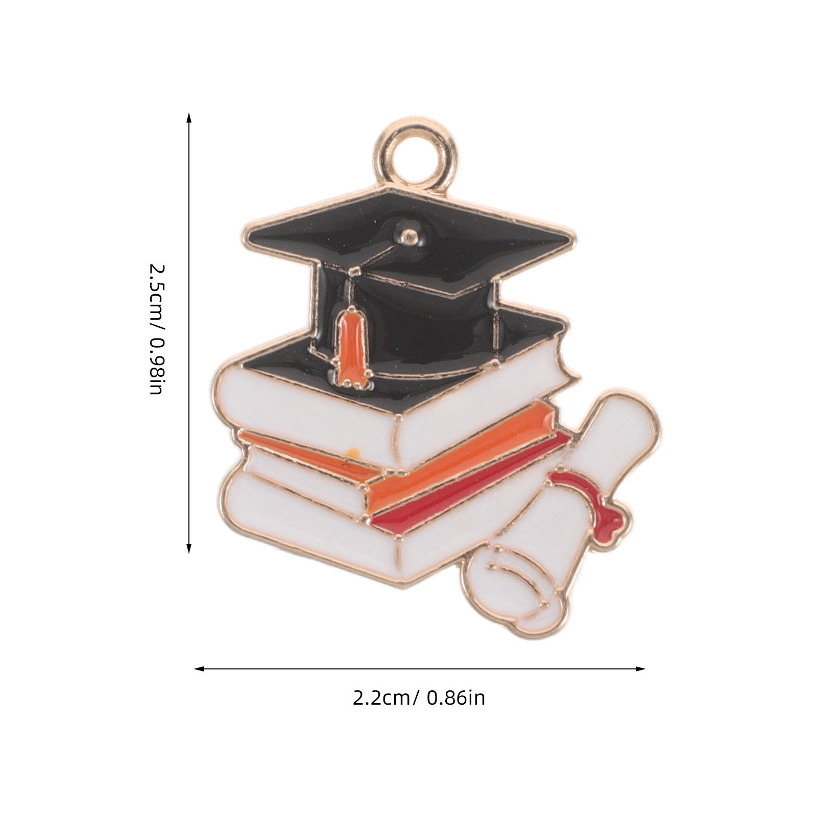 50Pcs Graduation Cap Charms Al - đánh giá và giá Jewelry Making Diploma
