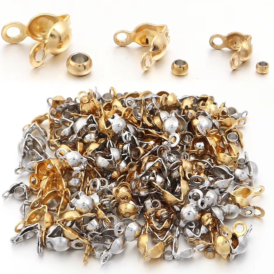 40-200pcs Stainless Steel Conn - đánh giá và giá Jewelry Making Beads