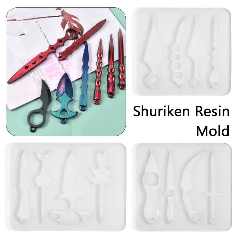 Shuriken Ninja Star Silicone M - đánh giá và giá Jewelry Making Tools List