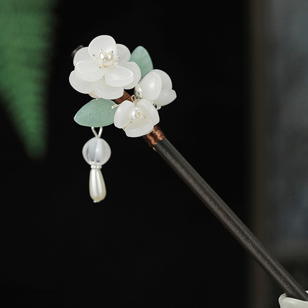 Retro Flower Hairpin With Pear - đánh giá và giá Jewelry Making With Beads