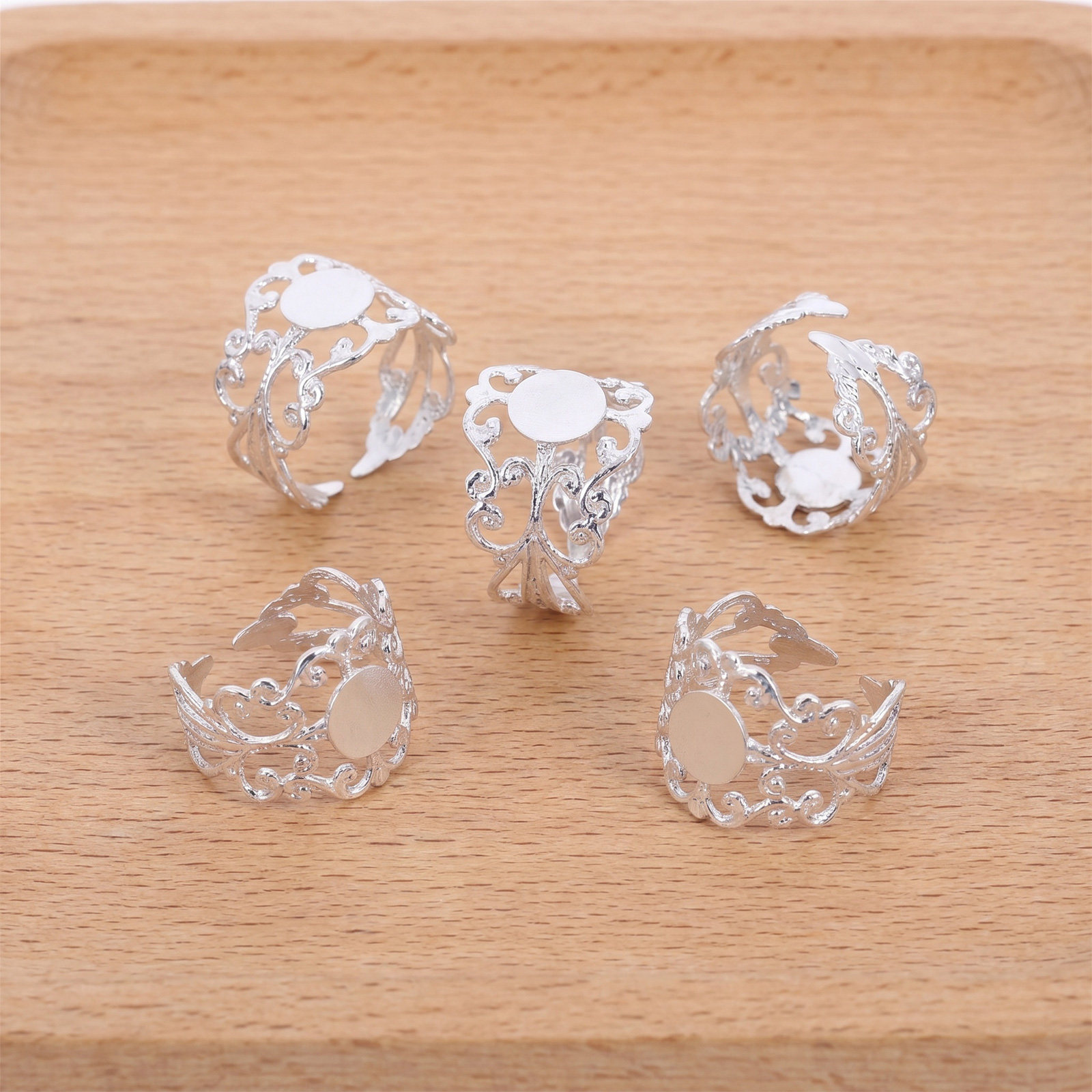 50Pcs Adjustable Oval Flatback - đánh giá và giá Jewelry Making Gemstones